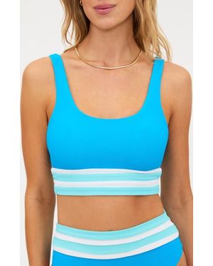 Beach Riot Kaida Bikini Top - Blue