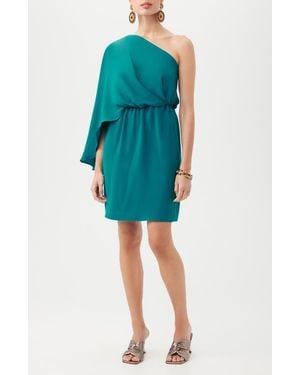 trina turk asymmetrical dress Trina Turk $328 Hana Asymmetrical Dress, Women's Size 4 Navy NWT