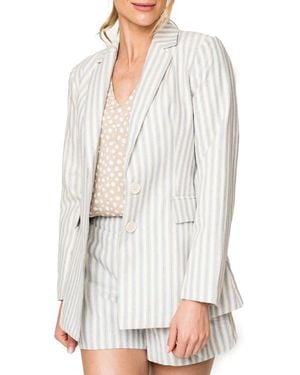 Gibsonlook Stripe Blazer - White
