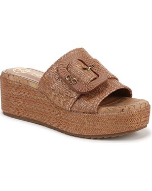 Sam & Libby Crysta Platform Wedge Sandal - Brown