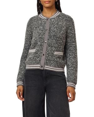 Scotch & Soda Bouclé Bomber Jacket - Black