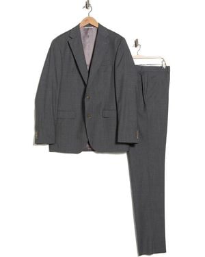 Jack Victor Esprit Slub Wool Suit - Gray