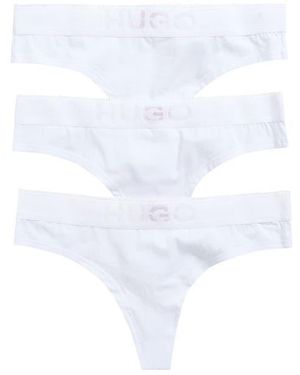 BOSS 3-Pack Thongs - White