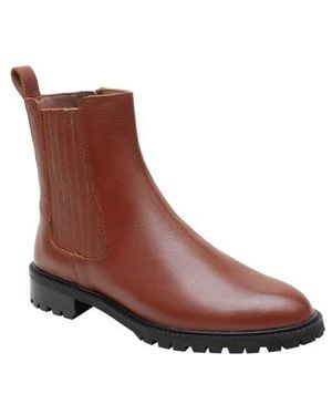 Linea Paolo Tessa Lug Bootie - Brown