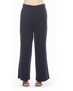 Alexia Admor Quinn Pleated Wide Leg Pants - Blue