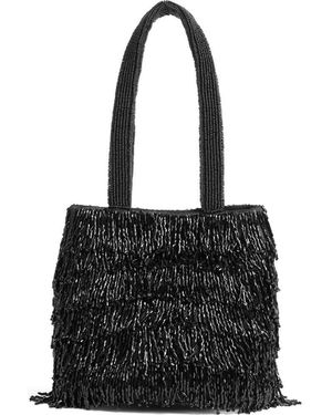 LK Bennett Beaded Shoulder Bag - Black