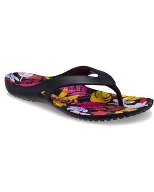 Crocs™ Kadee Ii Tropical Flip Flop Sandal - White