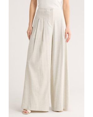 Twp Drew Linen Blend Pants - White