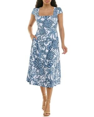 oleg cassini dresses Oleg Cassini Printed Maxi Dress  Bluefly