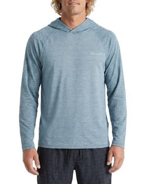 Spyder Raglan Sleeve Hooded Rashguard - Blue