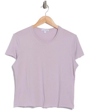 James Perse Shrunken Tee - Purple