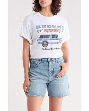 Junk Food Bronco Country Graphic T-Shirt - Blue