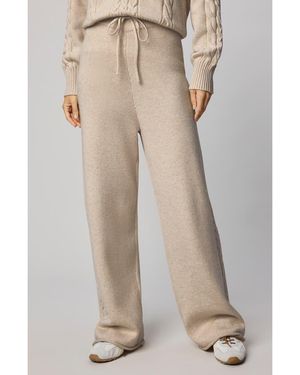 Splendid Jetset Sweater Pants - Natural