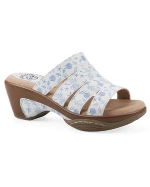 White Mountain Mountain Valora Wedge Sandal - White