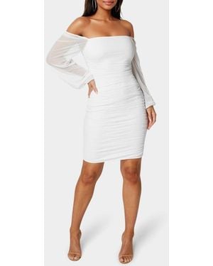 Designer White Long Sleeve Bodycon Dresses for Women - Up to 69% off | Lyst
