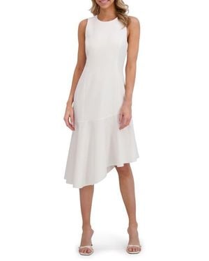 Ted Baker Asymmetric Ruffle Sleeveless Midi Dress - Multicolor