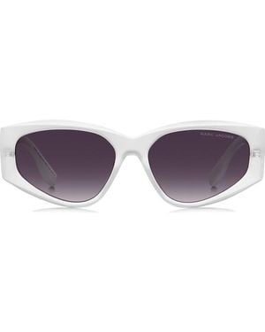 Marc Jacobs 56Mm Gradient Cat Eye Sunglasses - Purple