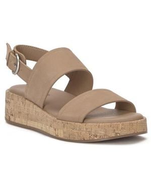 Lucky Brand Elsie Wedge Sandal - Brown