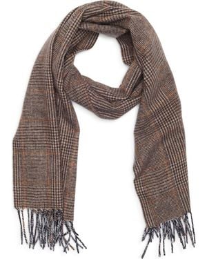 Nordstrom Rack Cashmere Fringe Scarf - Gray