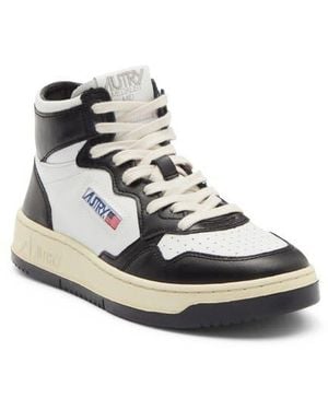 Autry Medalist Mid High Top Sneaker - White