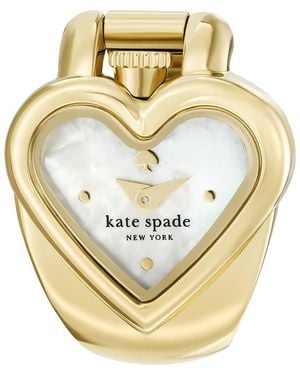 Kate Spade Monroe Heart Ring Watch, 21Mm X 22Mm - Metallic