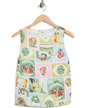 DR2 by Daniel Rainn Desert Scenic Shell Top - Green