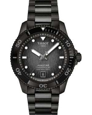 Tissot Seastar 1000 Powermatic 80 Bracelet Watch, 40Mm - Black