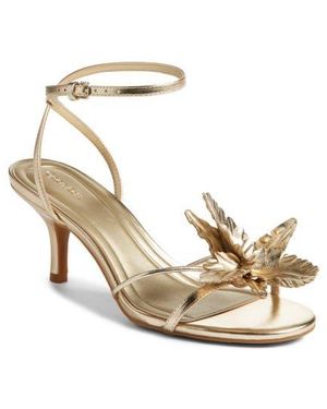 Open Edit Zuri Ankle Strap Sandal - Metallic