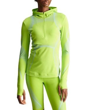 adidas By Stella McCartney Half Zip Hoodie - Green