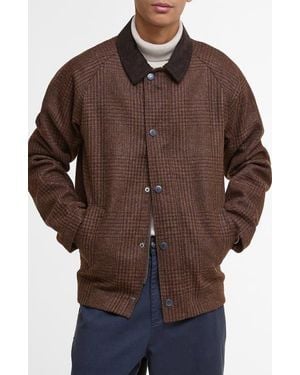 Barbour Tracker Wool Jacket - Brown