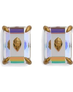Kurt Geiger Medium Crystal Stud Earrings - Blue