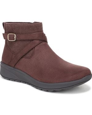 LifeStride Gates Wedge Bootie - Brown