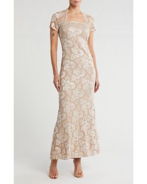 Marina Lace Gown - Natural