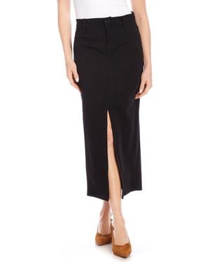 Karen Kane Chelsea Stretch Twill Skirt - Black