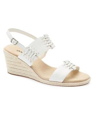 Vaneli Laleh Wedge Espadrille Sandal - White