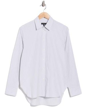 Rag & Bone Monty Stripe Button-Up Shirt - White