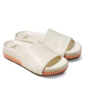 Beek Pelican Platform Slide Sandal - White