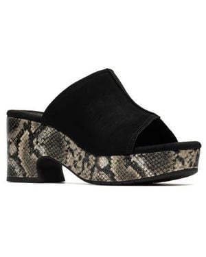 Clarks Nerisa Vine Platform Sandal - Black