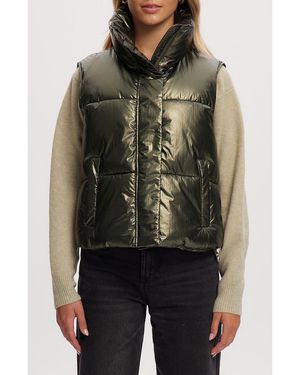 Noize Aurora Water-Resistant Puffer Vest - Green