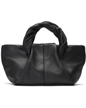 orYANY Pebbled Leather Tote Bag - Black