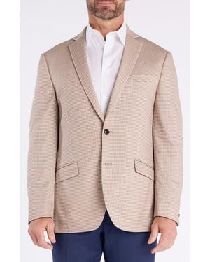 Savile Row Houndstooth Sport Coat - Natural