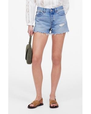 Madewell The Brynn 2.5-Inch Long Shorts - Blue