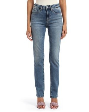 Mavi Kendra High Waist Straight Leg Jeans - Blue