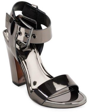 DKNY Terah Block Heel Ankle Strap Sandal - Black