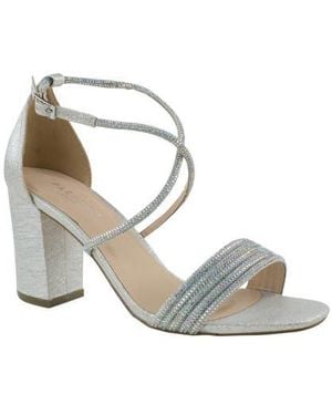 Paradox London Mackenzie Embellished Sandal - White