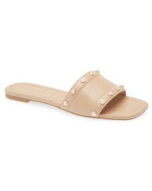 Stuart Weitzman Pearl Slide Sandal - Multicolor