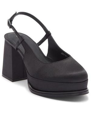 & Other Stories Lana Platform Slingback Pump - Black