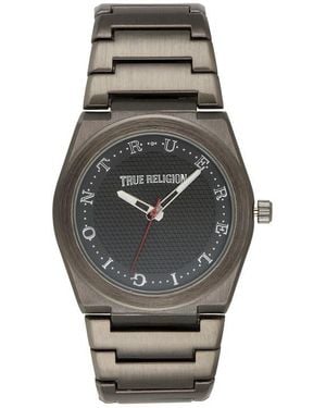 TRUE RELIGION Logo Dial Bracelet Watch, 43Mm - Black