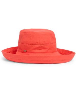 Scala Cloth Upf 50+ Hat - Red