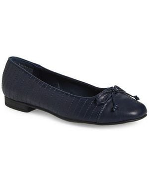 Tahari Villa Quilted Ballet Flat - Blue